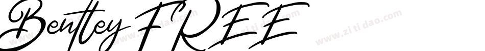 Bentley FREE字体转换